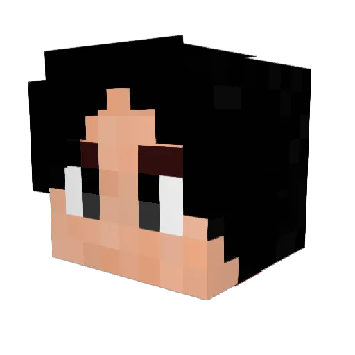 PianoEnjoyer777 Minecraft avatar head, 3D render