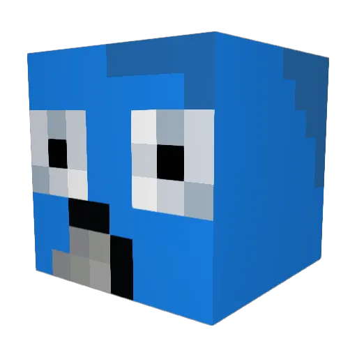 PianoMist274749 Minecraft avatar head, 3D render