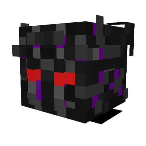 Pianomaestro Minecraft avatar head, 3D render