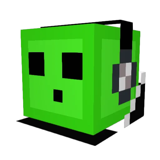 PiaoStar Minecraft avatar head, 3D render