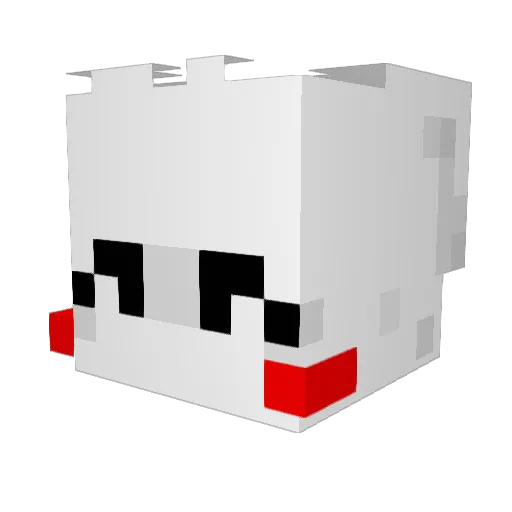 Piaseczanin Minecraft avatar head, 3D render