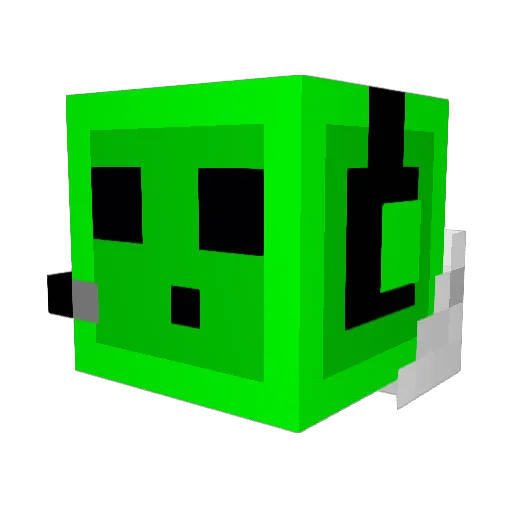 Piboy5 Minecraft avatar head, 3D render