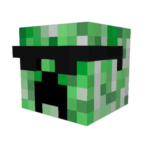 PicMatthew Minecraft avatar head, 3D render