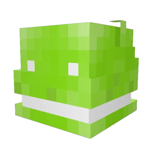 PicaChunk Minecraft avatar head, 3D render