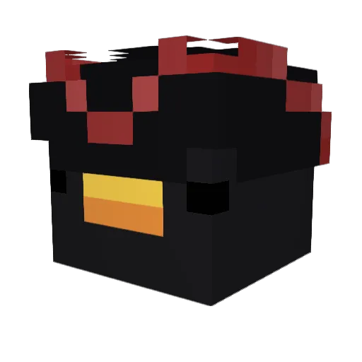 PicaroPenguin Minecraft avatar head, 3D render
