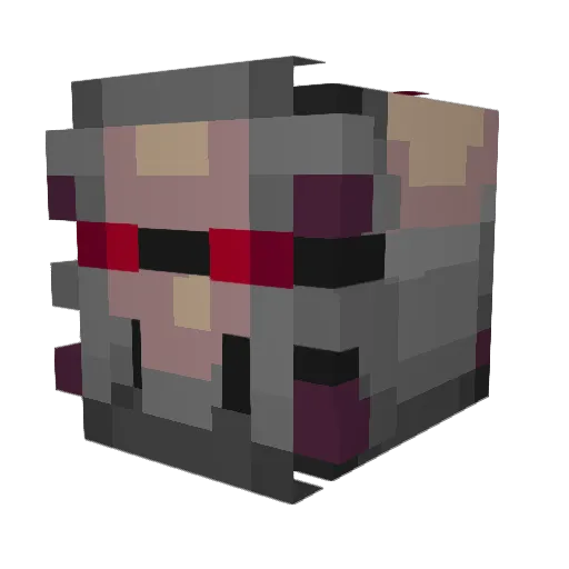 Piccolo0815 Minecraft avatar head, 3D render