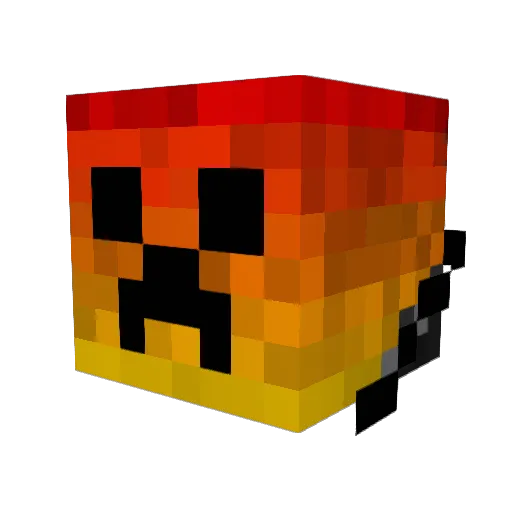 Pichichi333 Minecraft avatar head, 3D render