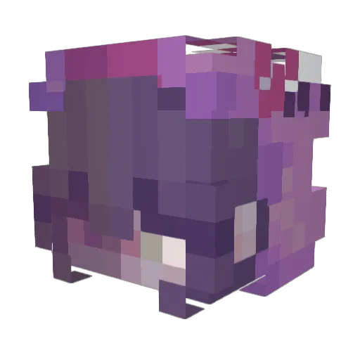 Pichu09 Minecraft avatar head, 3D render