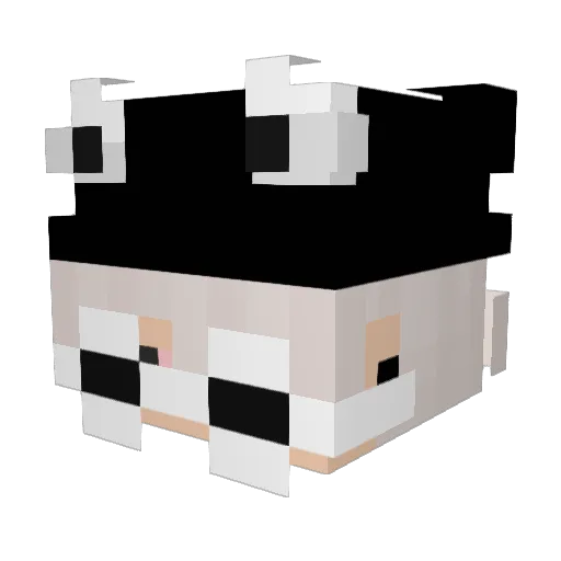 PichuDaGoat Minecraft avatar head, 3D render