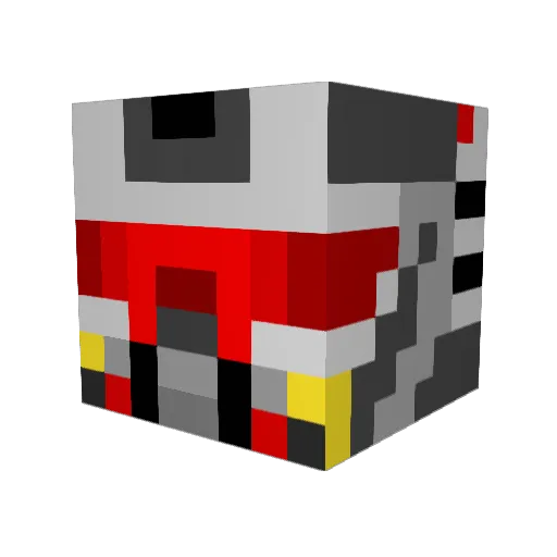 Pickaxe5 Minecraft avatar head, 3D render