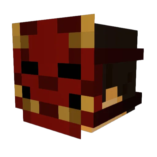PickidyPockydee Minecraft avatar head, 3D render