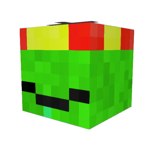 Pickle2012kid Minecraft avatar head, 3D render
