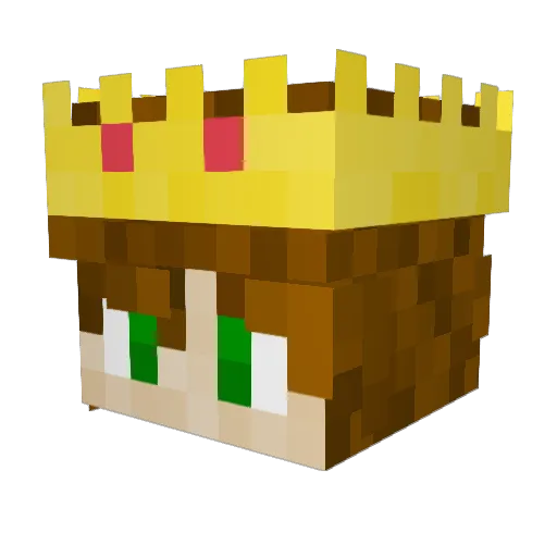 Pickle42069 Minecraft avatar head, 3D render