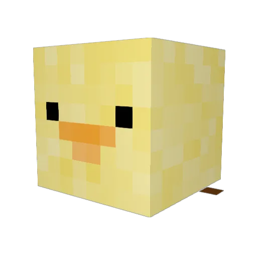 Pickle5001 Minecraft avatar head, 3D render