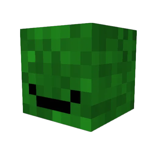 PickleChewer Minecraft avatar head, 3D render