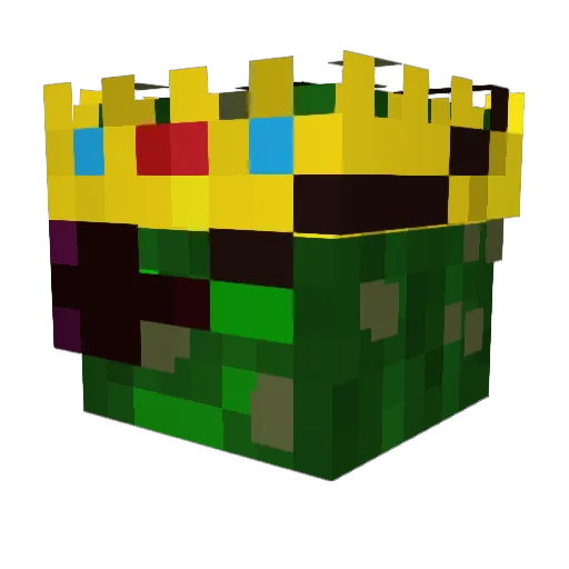 PickleIsGOD Minecraft avatar head, 3D render
