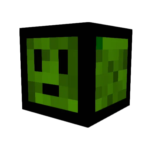 PickleMiestro Minecraft avatar head, 3D render