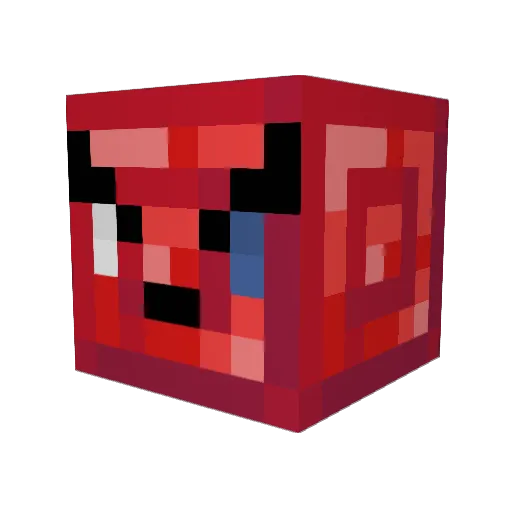 Pickle_Rick00 Minecraft avatar head, 3D render