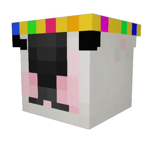 Pickle_Snob Minecraft avatar head, 3D render