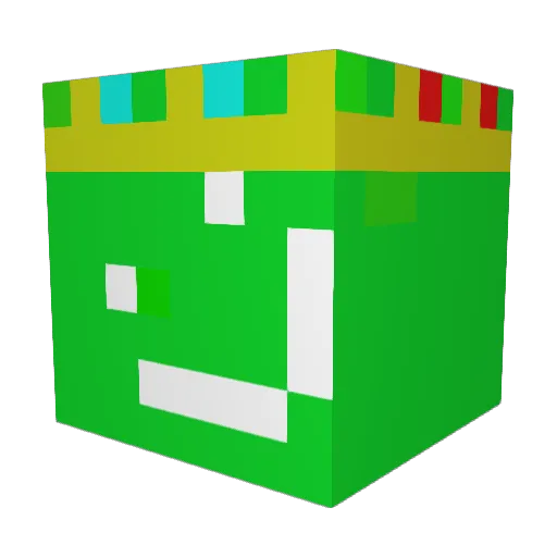 Pickleboyz1 Minecraft avatar head, 3D render