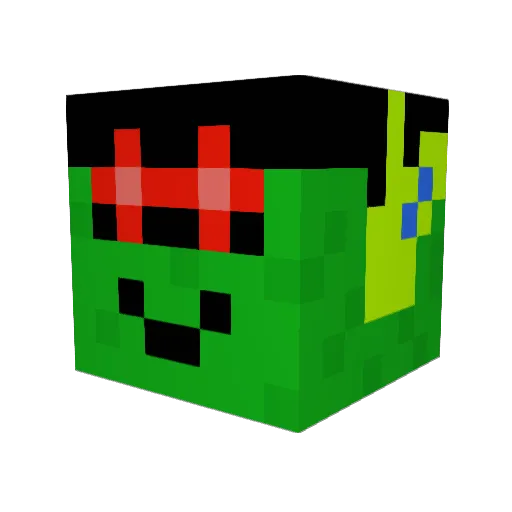 PickledCukee Minecraft avatar head, 3D render