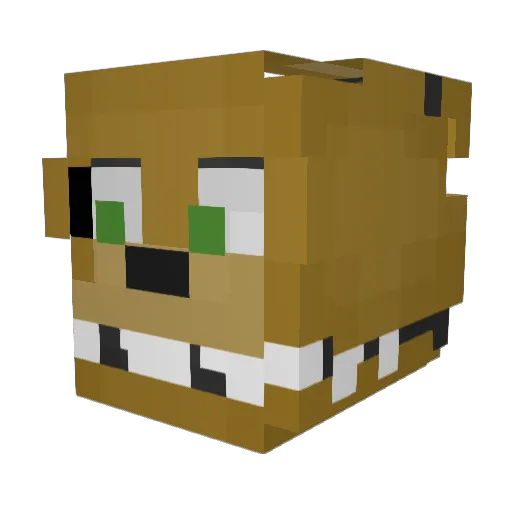 PickledFart_ Minecraft avatar head, 3D render