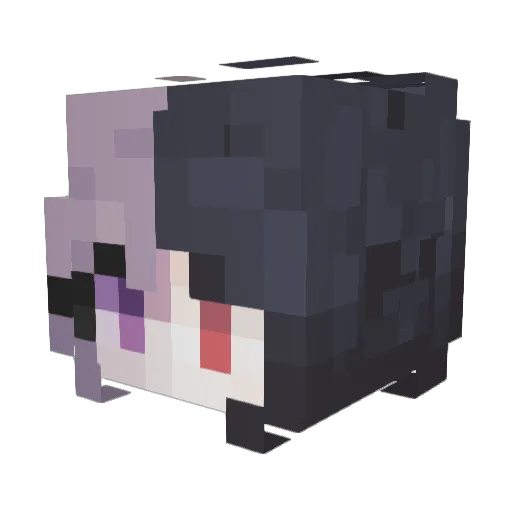 PickledOllie Minecraft avatar head, 3D render