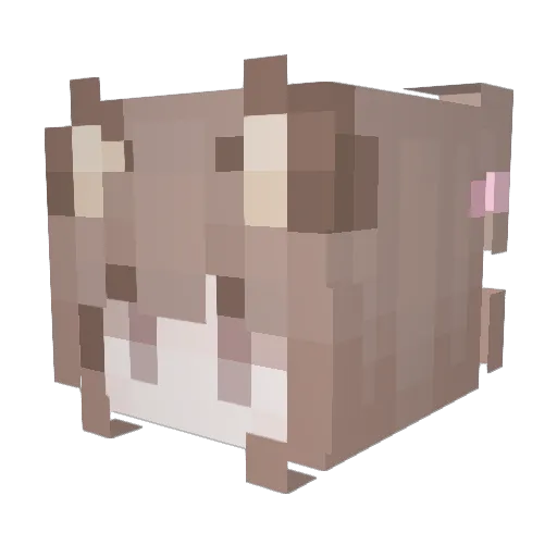 Picklee_ Minecraft avatar head, 3D render