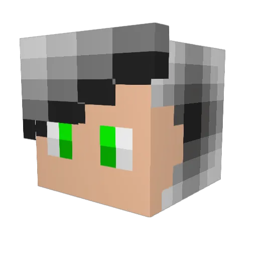 Minecraft-Avatar von Picklell: Kopf als 3D-Render