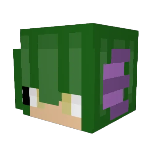 PicklesTFM Minecraft avatar head, 3D render