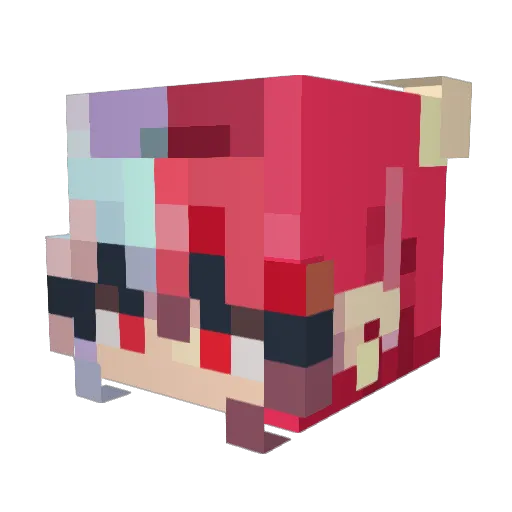 PicklesTheSnake Minecraft avatar head, 3D render