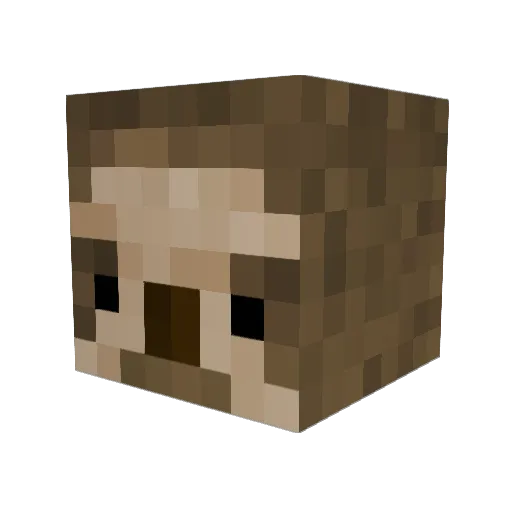 Picklesandyam Minecraft avatar head, 3D render