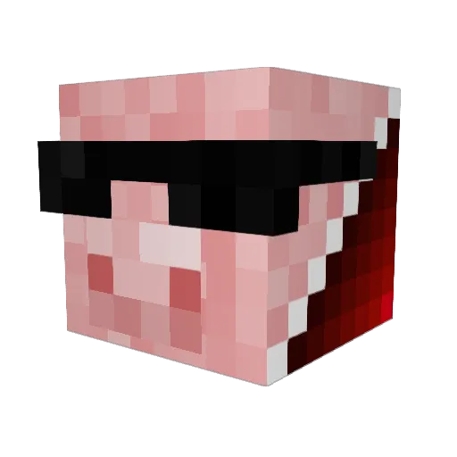 Pickman211 Minecraft avatar head, 3D render