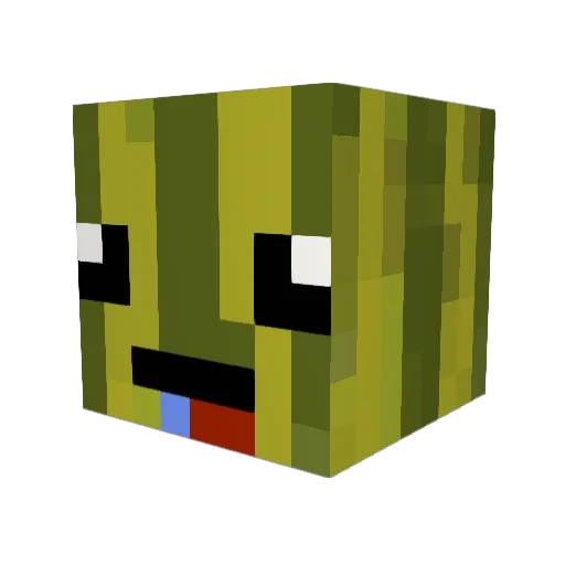 PiclesABAtido Minecraft avatar head, 3D render