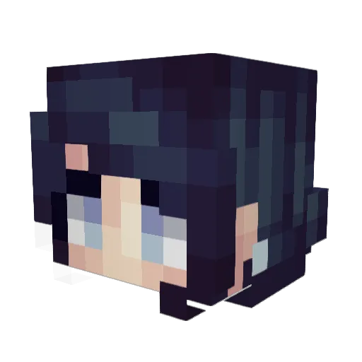 Picturaa Minecraft avatar head, 3D render
