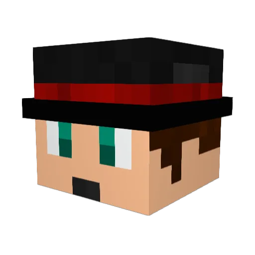 PidgyEdits Minecraft avatar head, 3D render