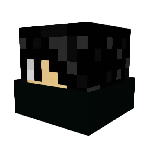 PieBashing Minecraft avatar head, 3D render