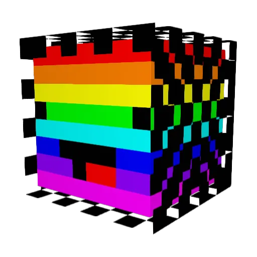 PieCreeper Minecraft avatar head, 3D render