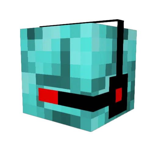PieMasterGaming Minecraft avatar head, 3D render