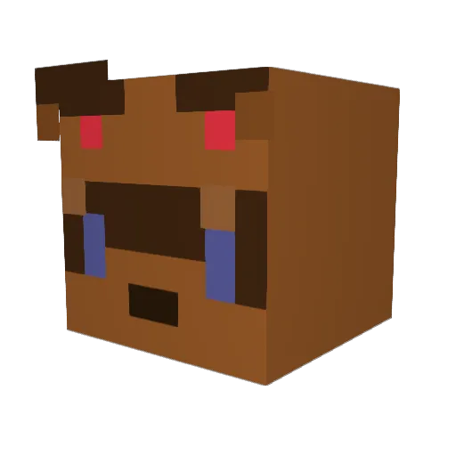 PieYeti Minecraft avatar head, 3D render