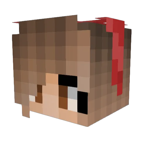 Pie_God Minecraft avatar head, 3D render