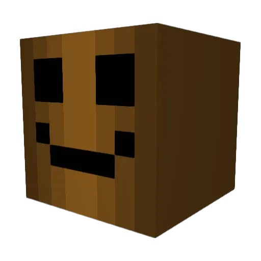 Piece_Of_Poo Minecraft avatar head, 3D render