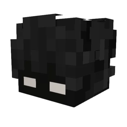 Piechu_ Minecraft avatar head, 3D render