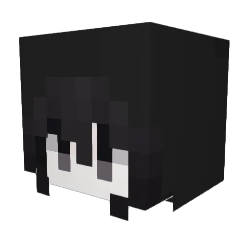 Pieck0 Minecraft avatar head, 3D render