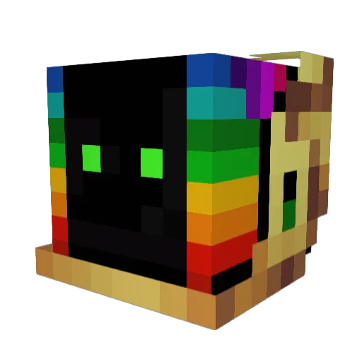 Piedrapreciosa Minecraft avatar head, 3D render