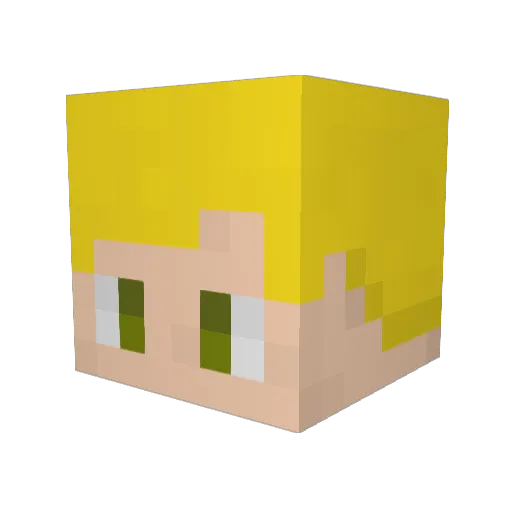 Piefke_411 Minecraft avatar head, 3D render