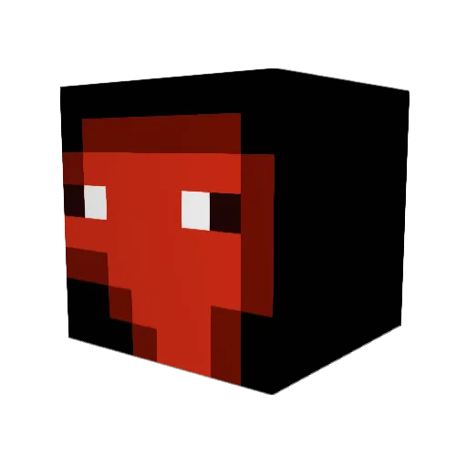 Piemonster333 Minecraft avatar head, 3D render