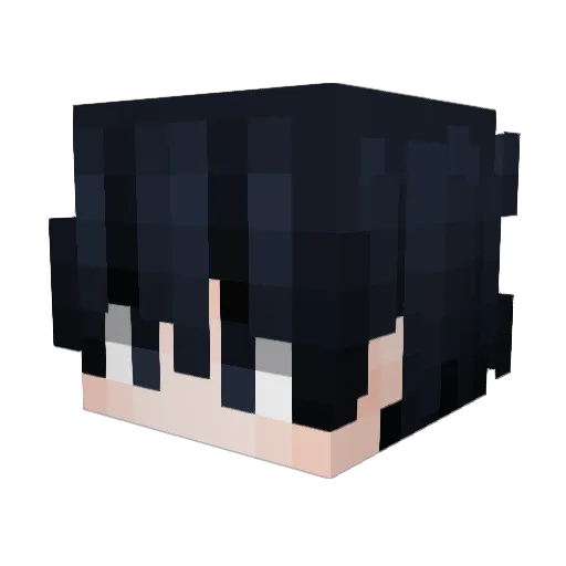 PiennnK Minecraft avatar head, 3D render