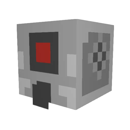 PierceJ Minecraft avatar head, 3D render