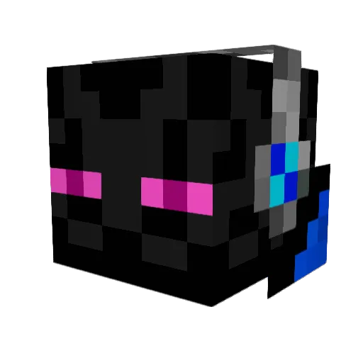PierceSmith Minecraft avatar head, 3D render